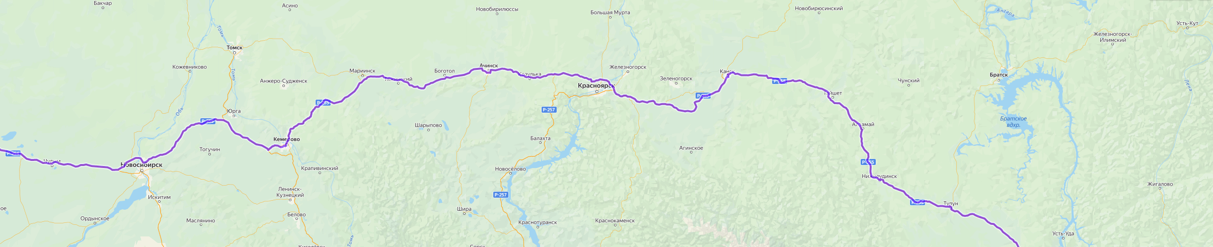 Доставка грузов из Кадома - карта транспортной логистики